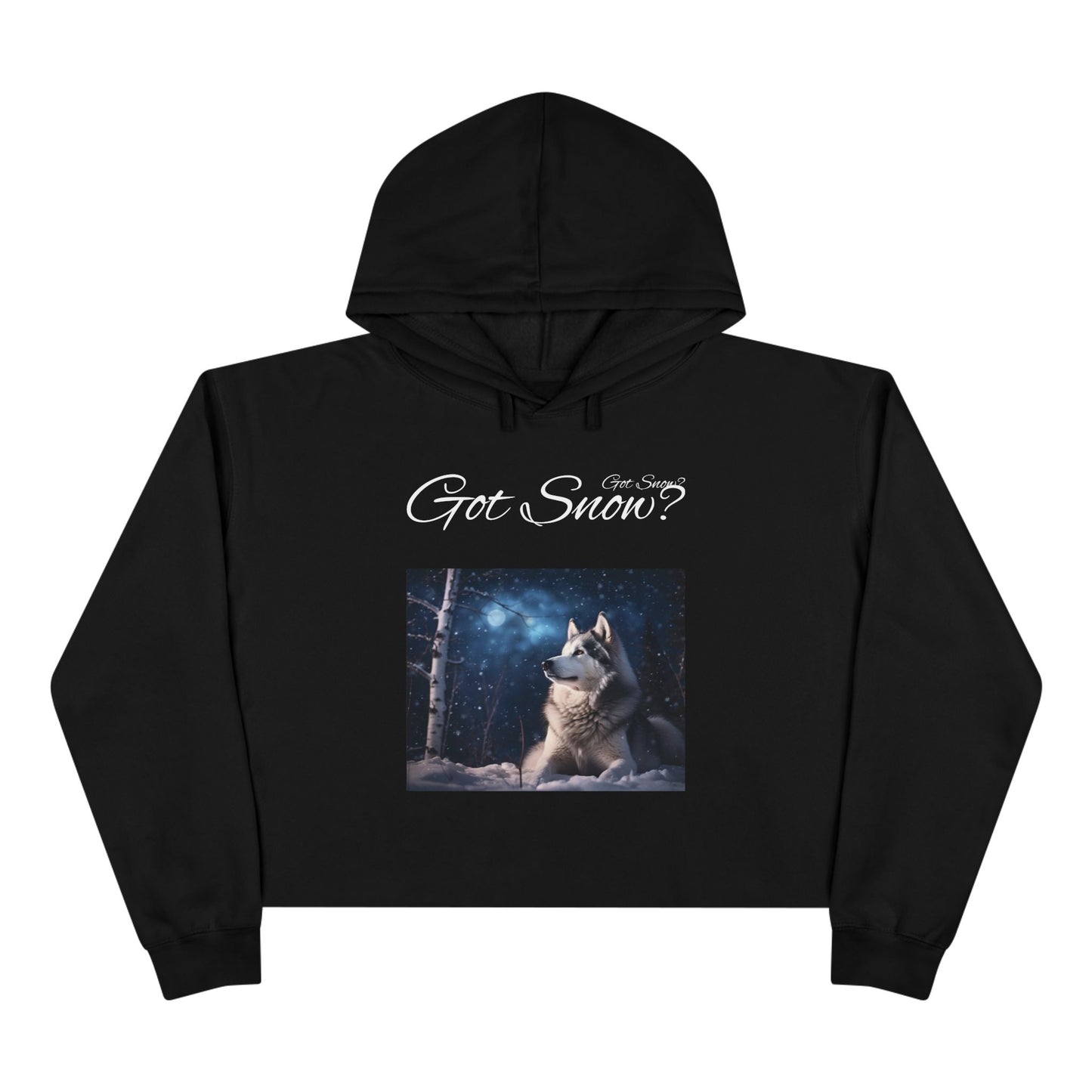 Got Snow? Women's Crop Hoodie