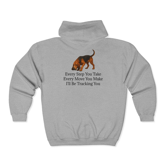 Tracking You Unisex Full Zip Hoodie