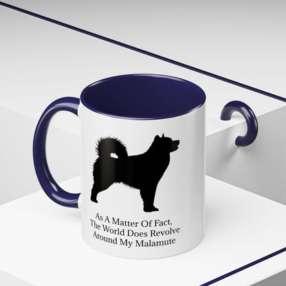 Matter Of Fact Malamute 2-Tone Coffee Mug