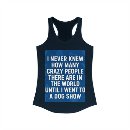 Never Knew Women's Racerback Tank