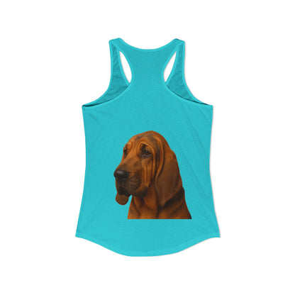 Bloodhound Head Women's Racerback Tank
