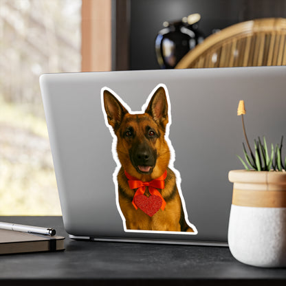 Cupid's Companion German Shepherd Vinyl Decal