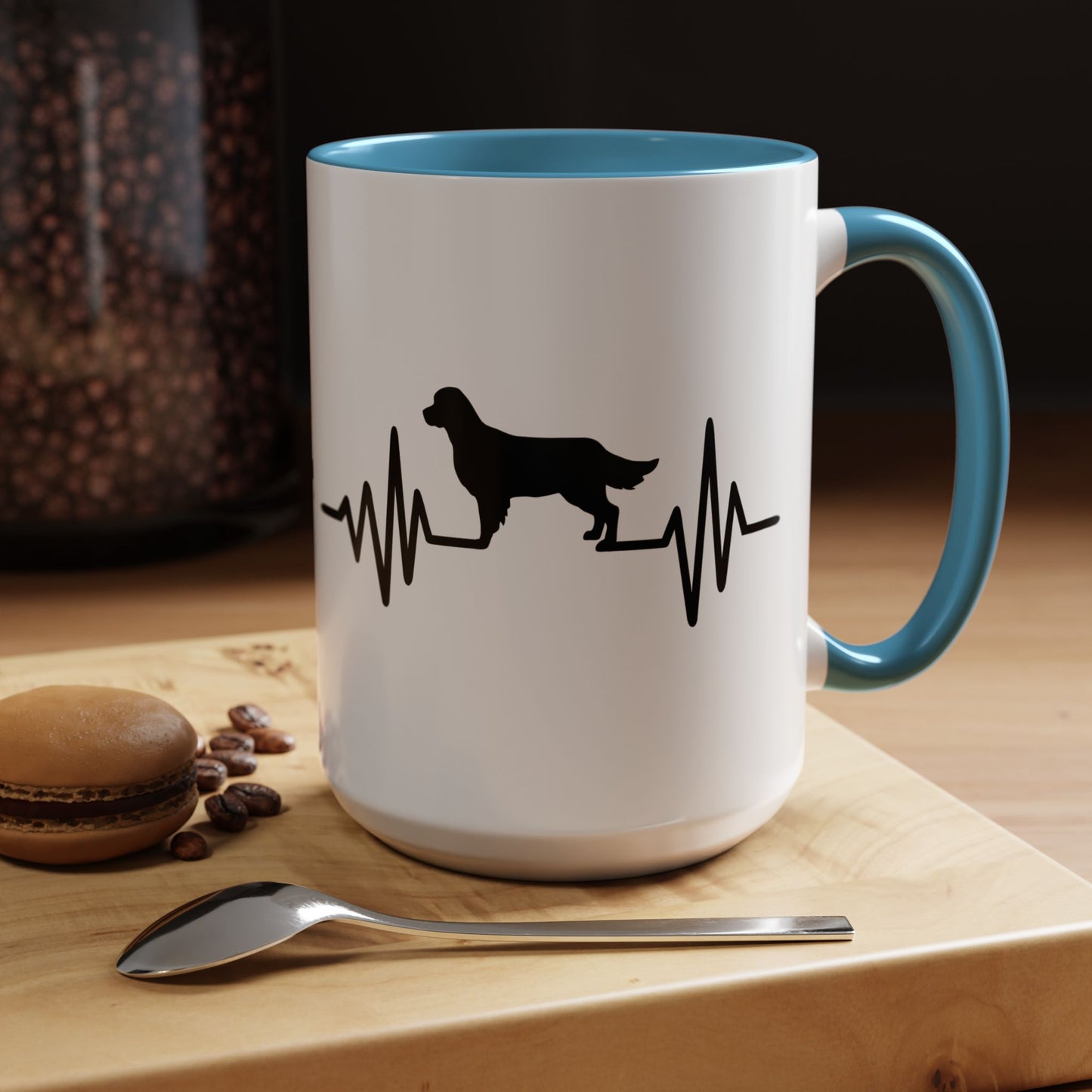 My Heart Beats For Goldens 2-Tone Coffee Mug