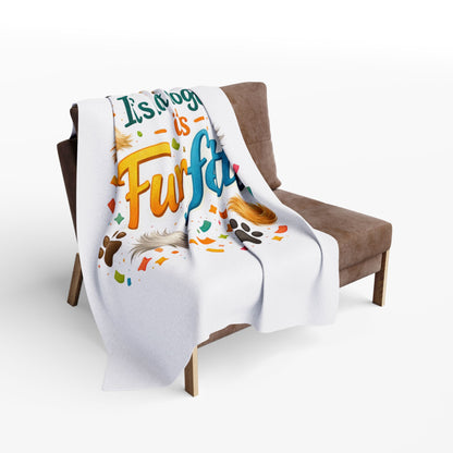 Fur-Fetti Dog Arctic Fleece Blanket