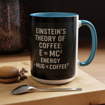 Einstein's Theory Of Coffee 2-Tone Coffee Mug