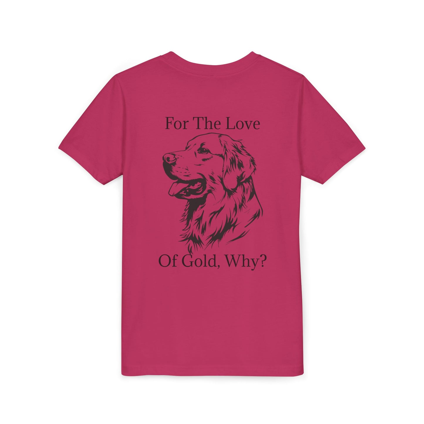 For The Love Of Gold Youth Unisex Short Sleeve Crewneck Tee