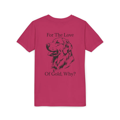 For The Love Of Gold Youth Unisex Short Sleeve Crewneck Tee