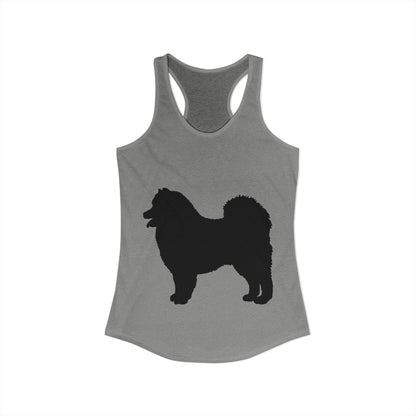 Samoyed Silhouette Women's Racerback Tank
