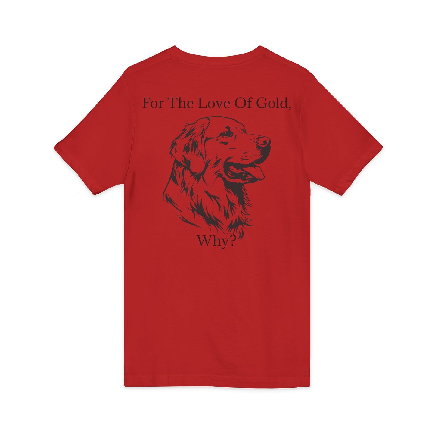 For The Love Of Gold Unisex Short Sleeve V-Neck Tee