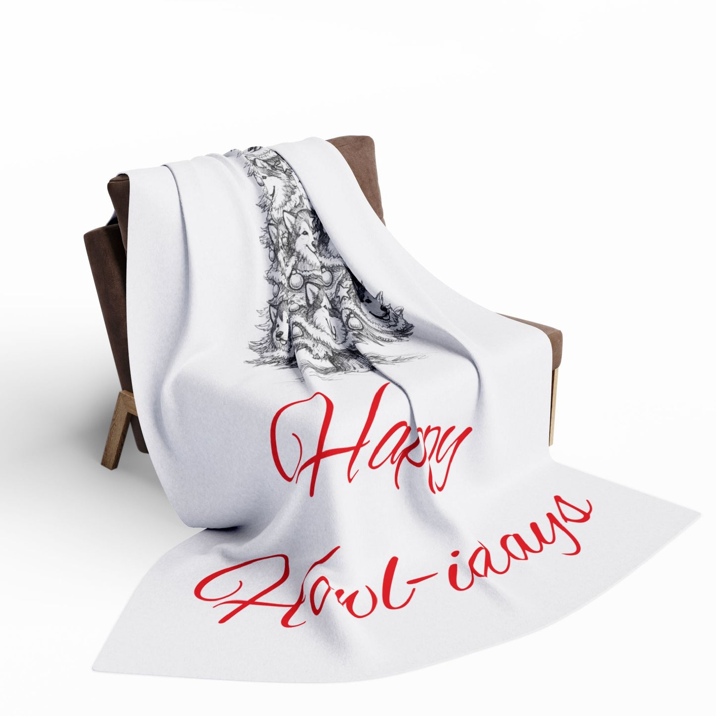 Happy Howl-idays Arctic Fleece Blanket