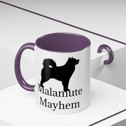 Malamute Mayhem 2-Tone Coffee Mug