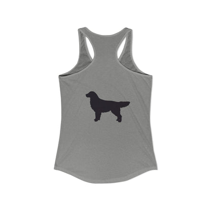 Golden Silhouette Women's Racerback Tank