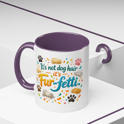 Fur-Fetti Dog 2-Tone Coffee Mug