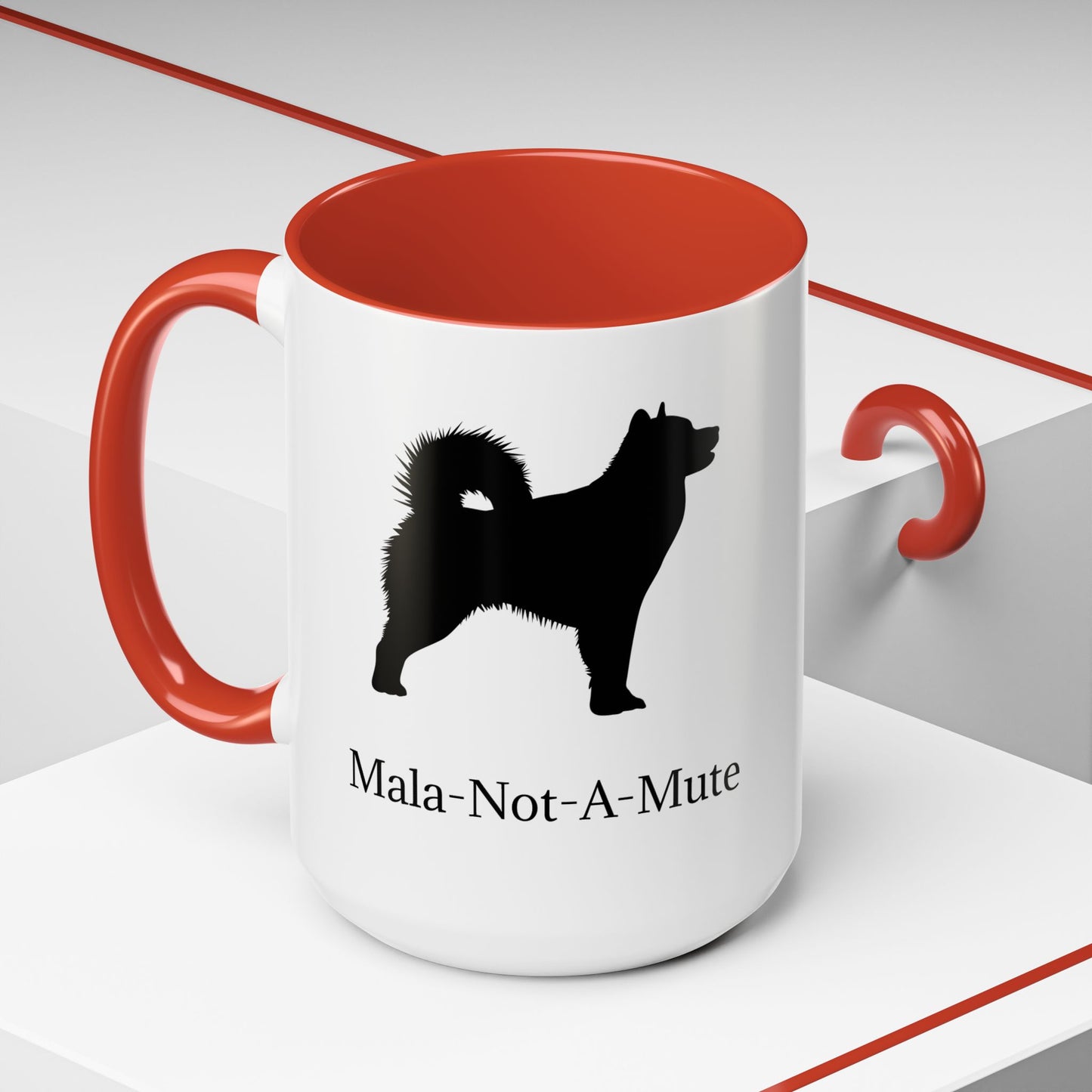 Mala-Not-A-Mute 2-Tone Coffee Mug