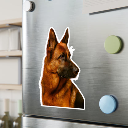 German Shepherd Head Vinyl Decal