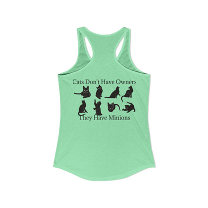 Cat Minions Women's Racerback Tank
