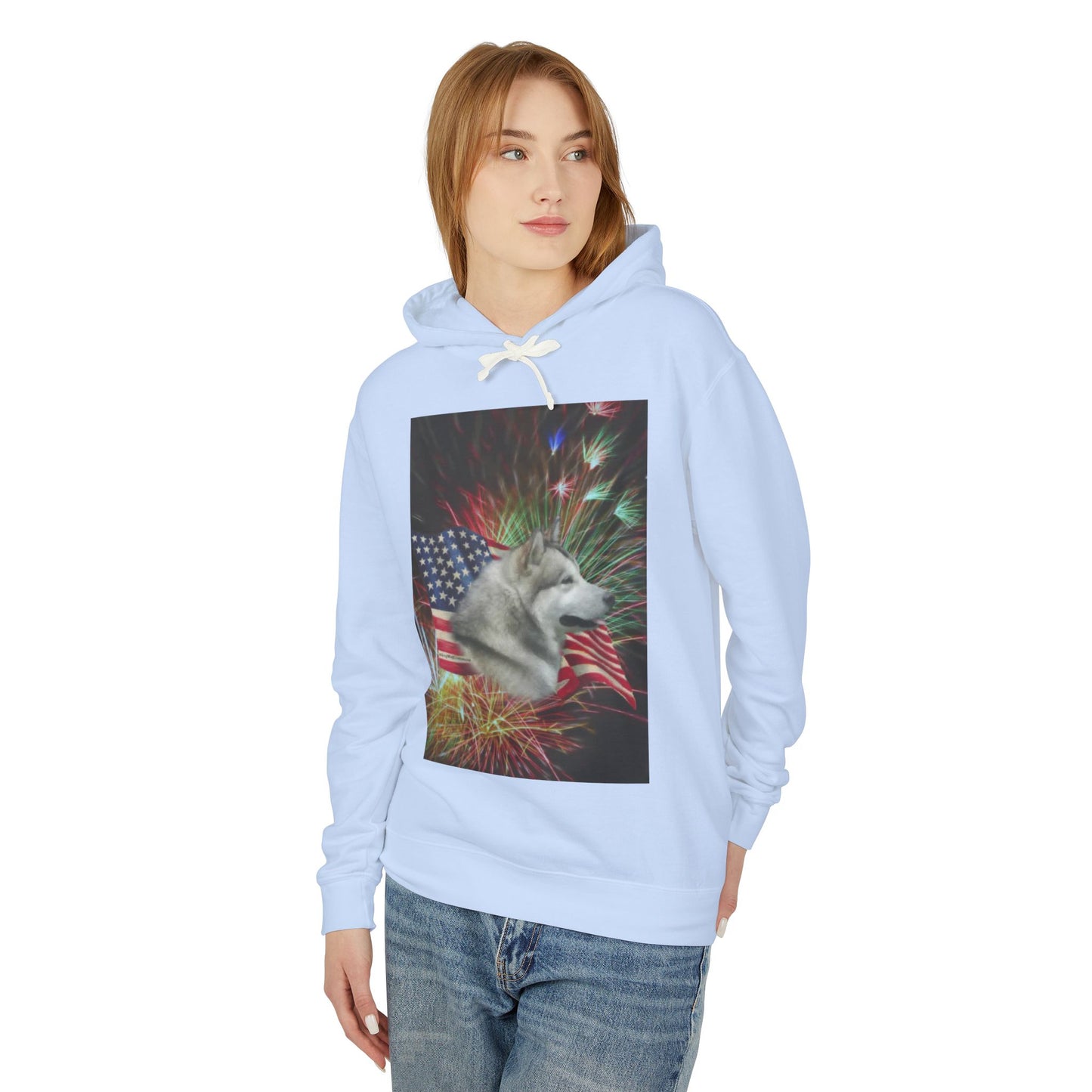 American Malamute Unisex Lightweight Hoodie