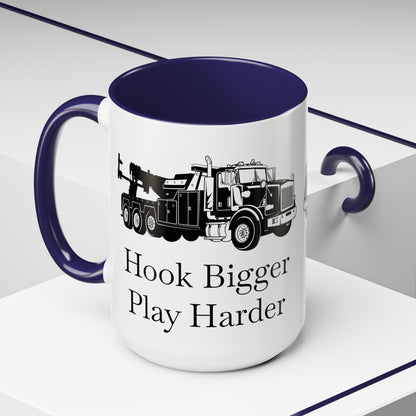 Hook Bigger 2-Tone Coffee Mug
