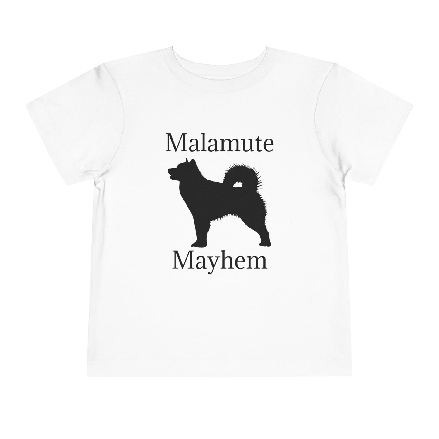 Malamute Mayhem Toddler Unisex Short Sleeve Crewneck Tee