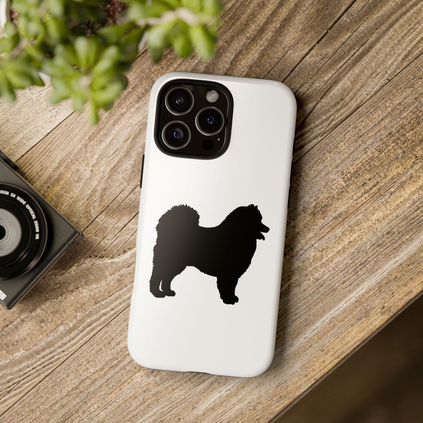Samoyed Silhouette iPhone Case