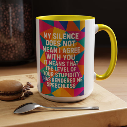 Speechless 2-Tone Coffee Mug