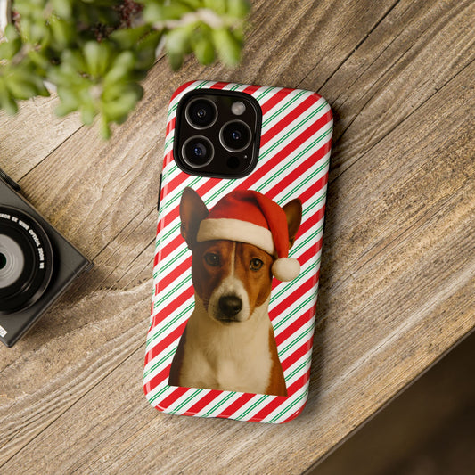 Santa Paws Basenji iPhone Case