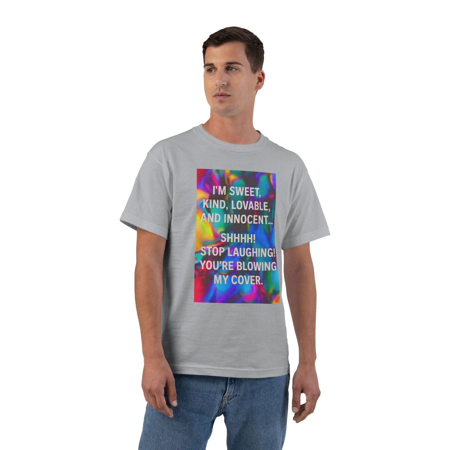 Blowing My Cover Men's Short-Sleeve Crewneck Tee