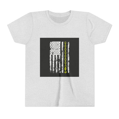 Thin Yellow Line Youth Unisex Short Sleeve Crewneck Tee