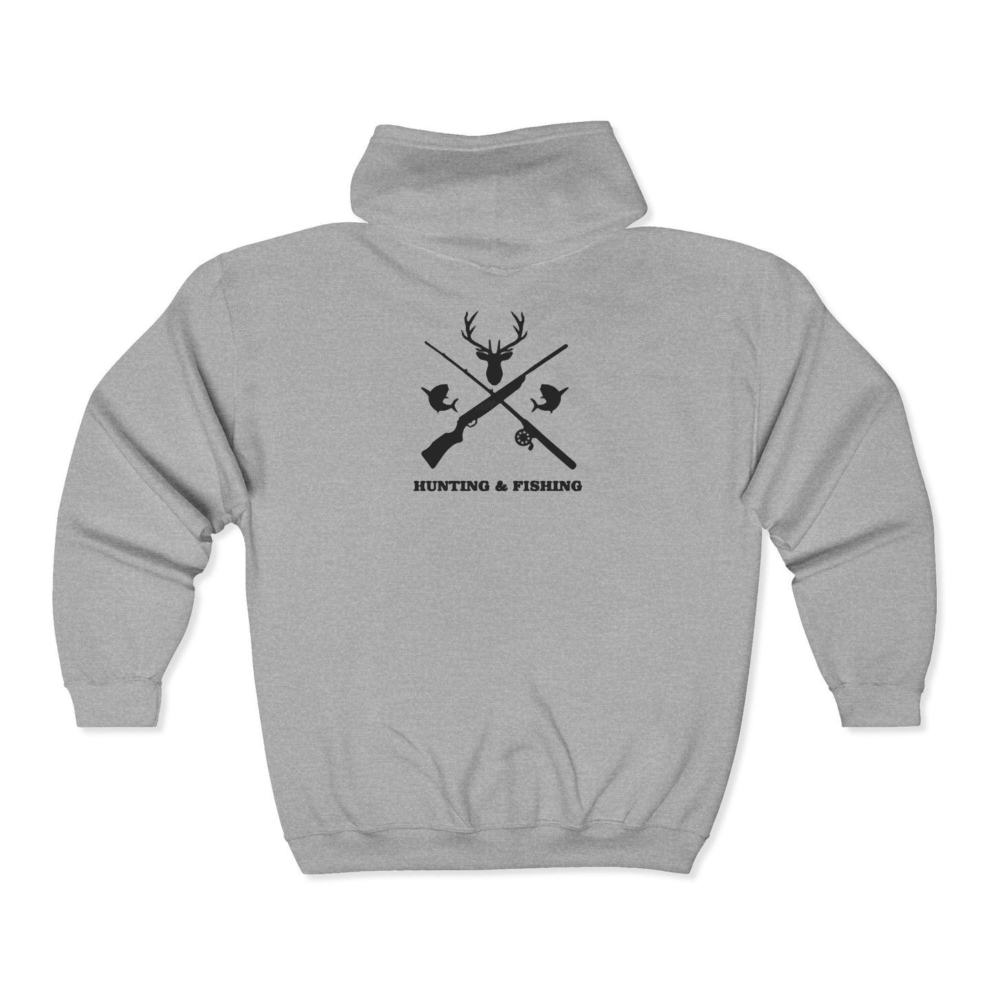 Hunting/Fishing Unisex Full Zip Hoodie