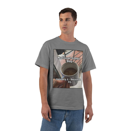National Coffee Day Men's Short-Sleeve Crewneck Tee
