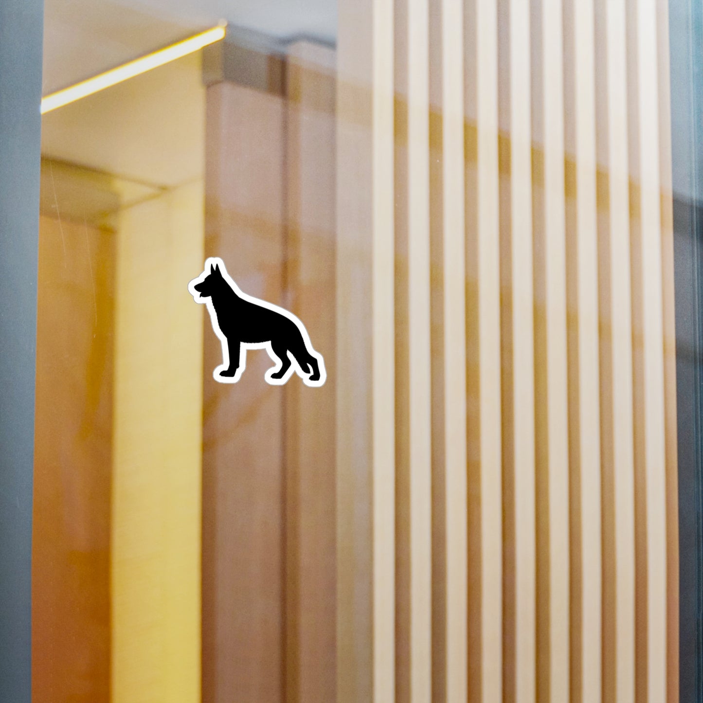 German Shepherd Silhouette Vinyl Decal