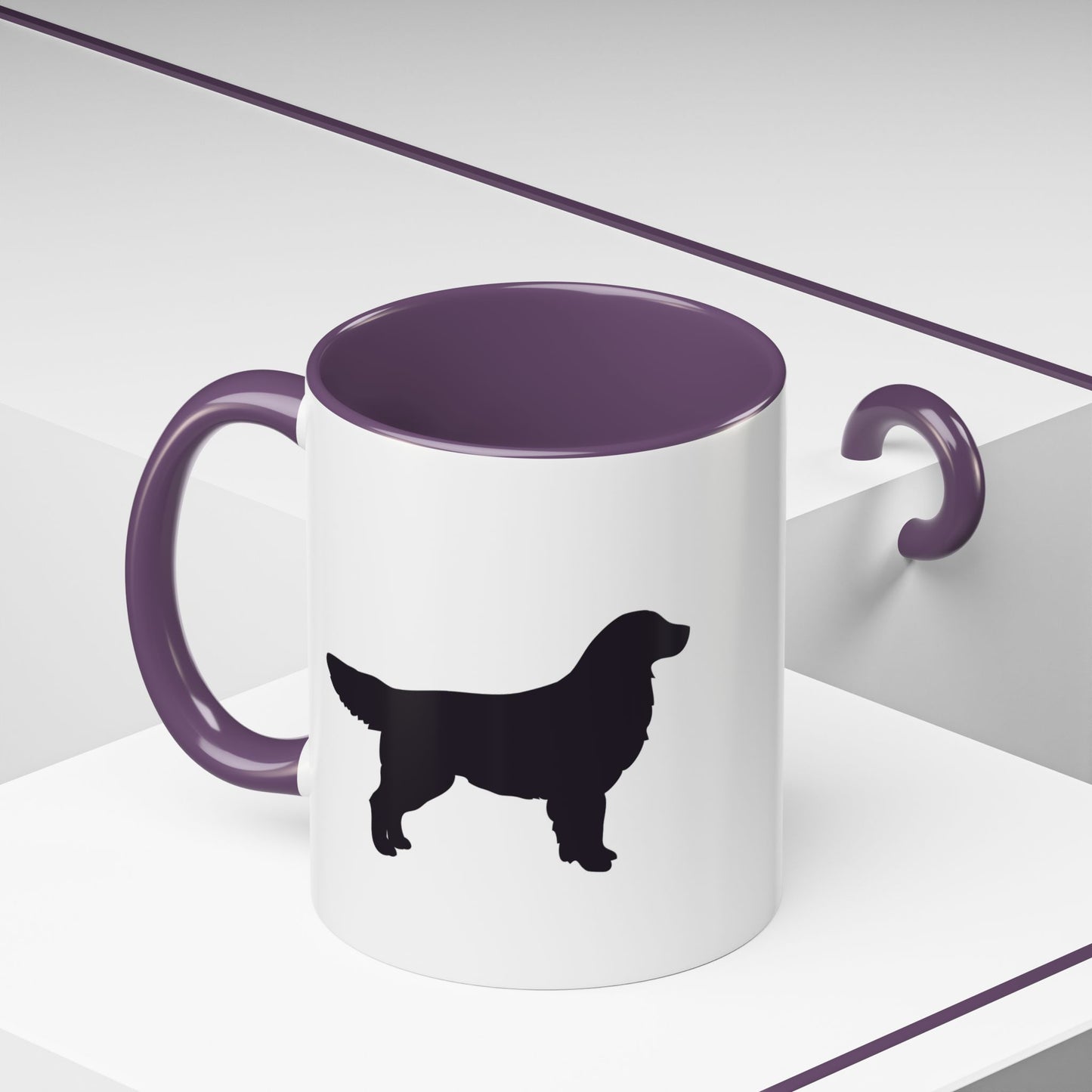 Golden Silhouette 2-Tone Coffee Mug