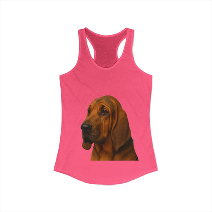 Bloodhound Head Women's Racerback Tank