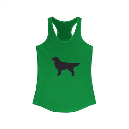 Golden Silhouette Women's Racerback Tank