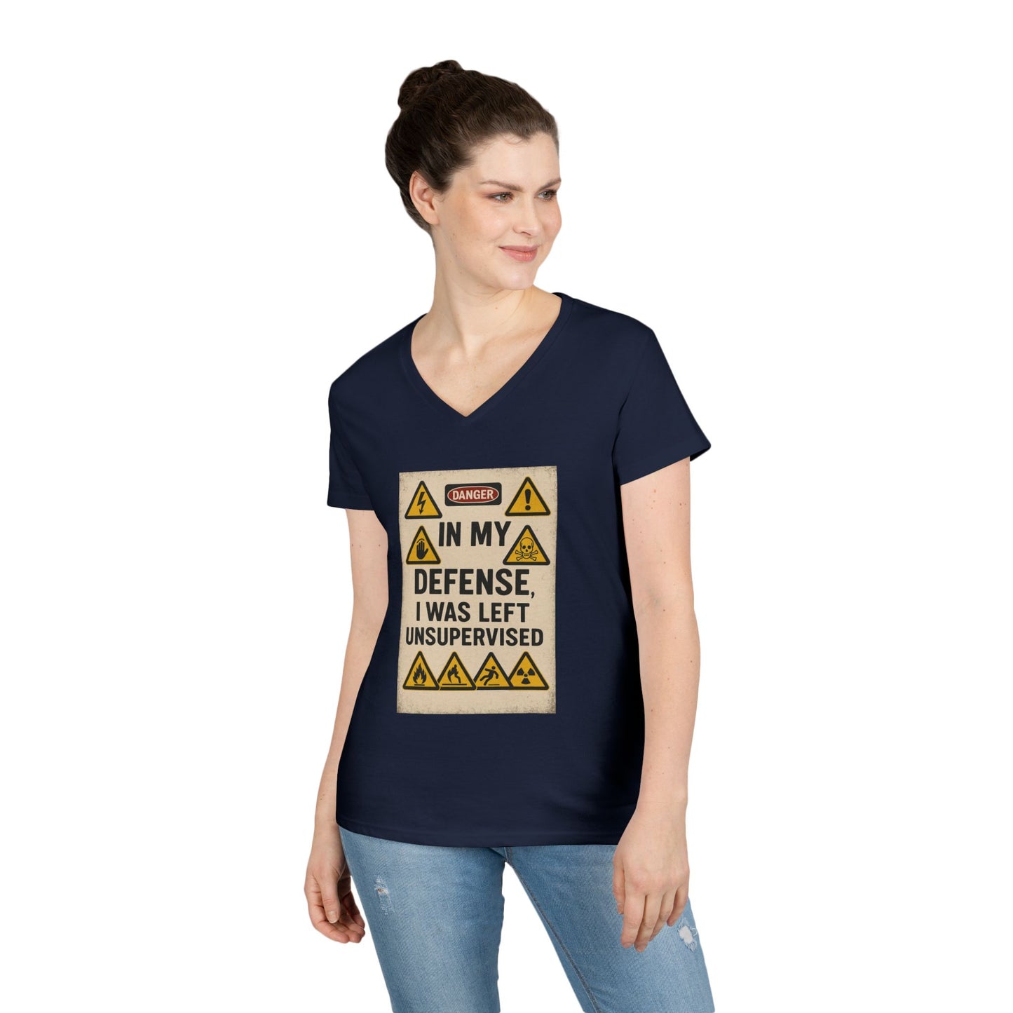 Unsupervised Women's V-Neck T-Shirt
