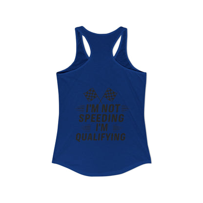 I'm Qualifying Women's Racerback Tank