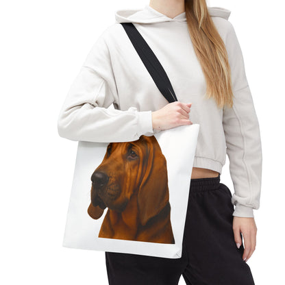 Bloodhound Head Tote Bag