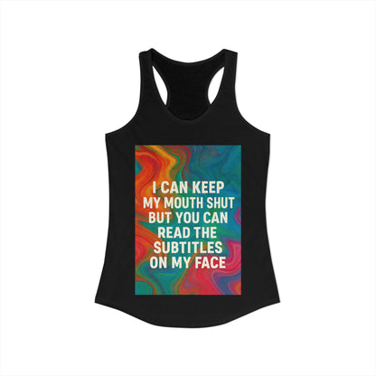 Subtitles Women's Racerback Tank