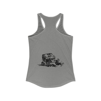 Slingin' Mud Side By Side Women's Racerback Tank