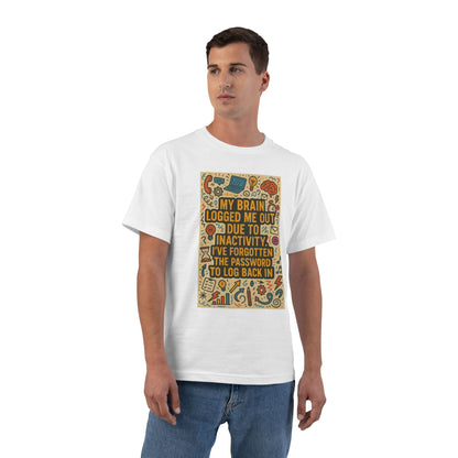 Logged Out Men's Short-Sleeve Crewneck Tee