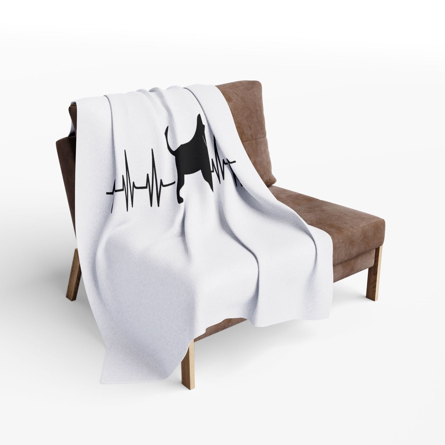My Heart Beats For Bloodhounds Arctic Fleece Blanket