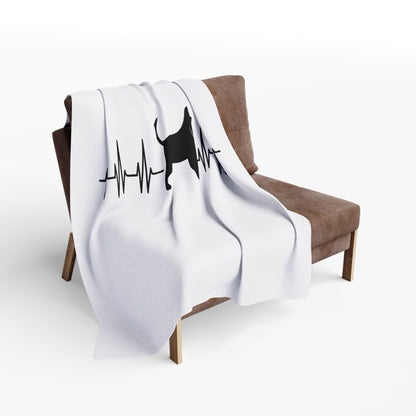 My Heart Beats For Bloodhounds Arctic Fleece Blanket