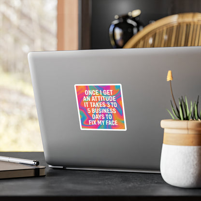 Fix My Face Vinyl Decal