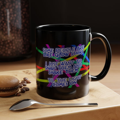 Glow Sticks 2-Tone Coffee Mug