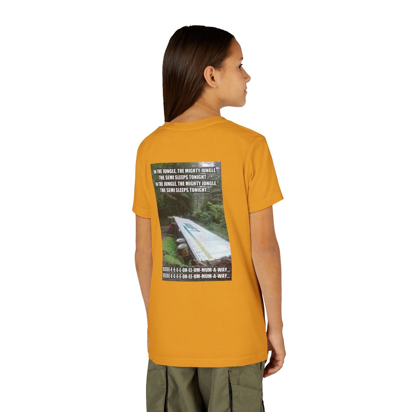 Semi Sleeps Youth Unisex Short Sleeve Crewneck Tee