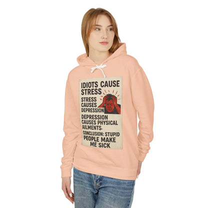 Stupid People Unisex Lightweight Hoodie