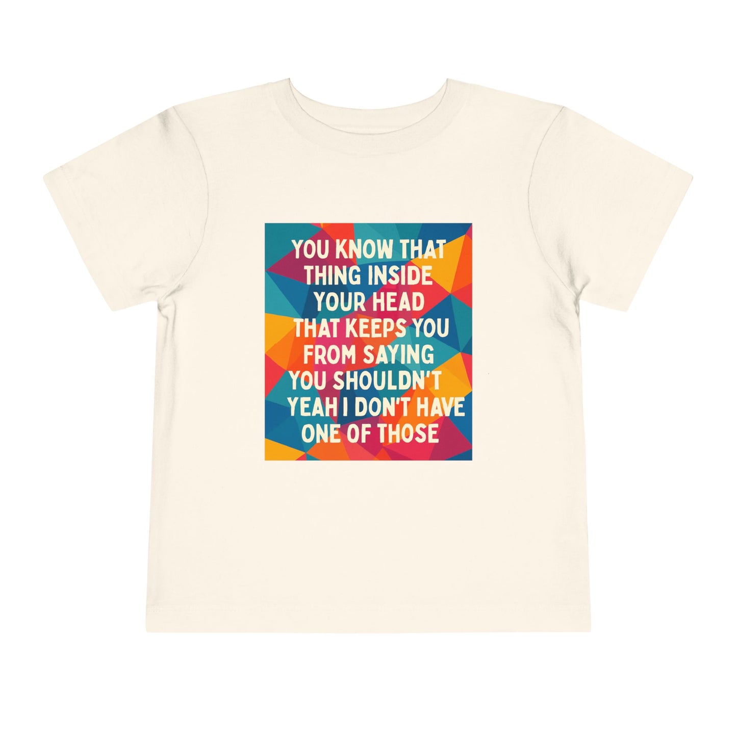 No Filter Toddler Unisex Short Sleeve Crewneck Tee