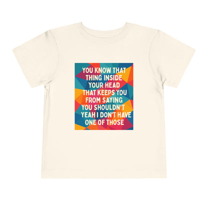 No Filter Toddler Unisex Short Sleeve Crewneck Tee