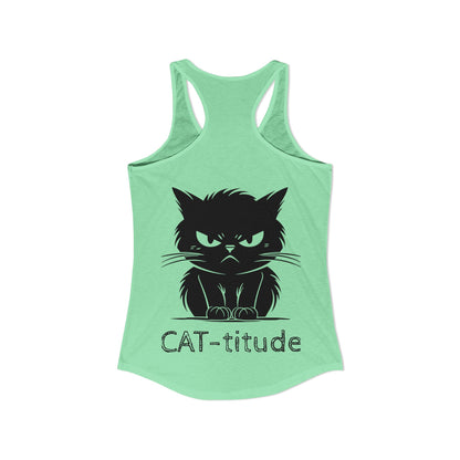 CAT-titude Women's Racerback Tank