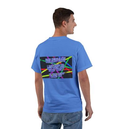 Glow Sticks Men's Short-Sleeve Crewneck Tee